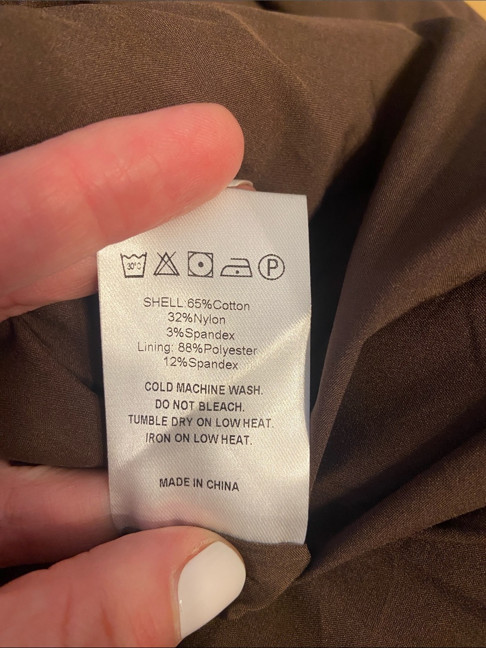 Peppermayo Chic Classic Ruched Drop Waist Carmel Maxi Strapless Dress Size 10 - Picture 8 of 8